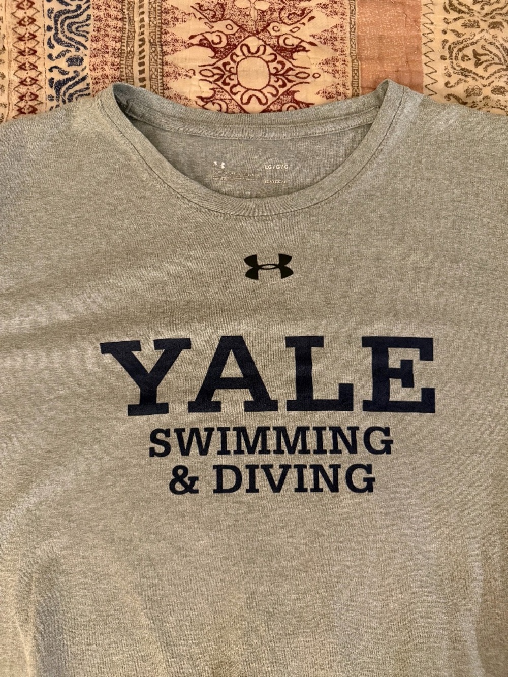 Yale Swimming & Diving dri-fit shirt